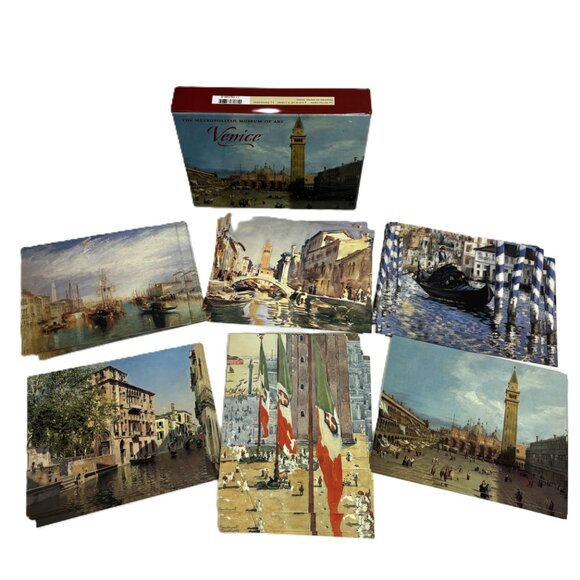 Metropolitan Museum of Art Scenes of Venice Correspondence Cards VTG - Picture 3 of 12